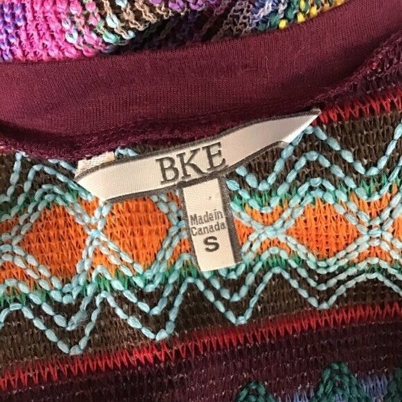 BKE Pieced Top Windsor Wine Mixed Fabric - Picture 6 of 7